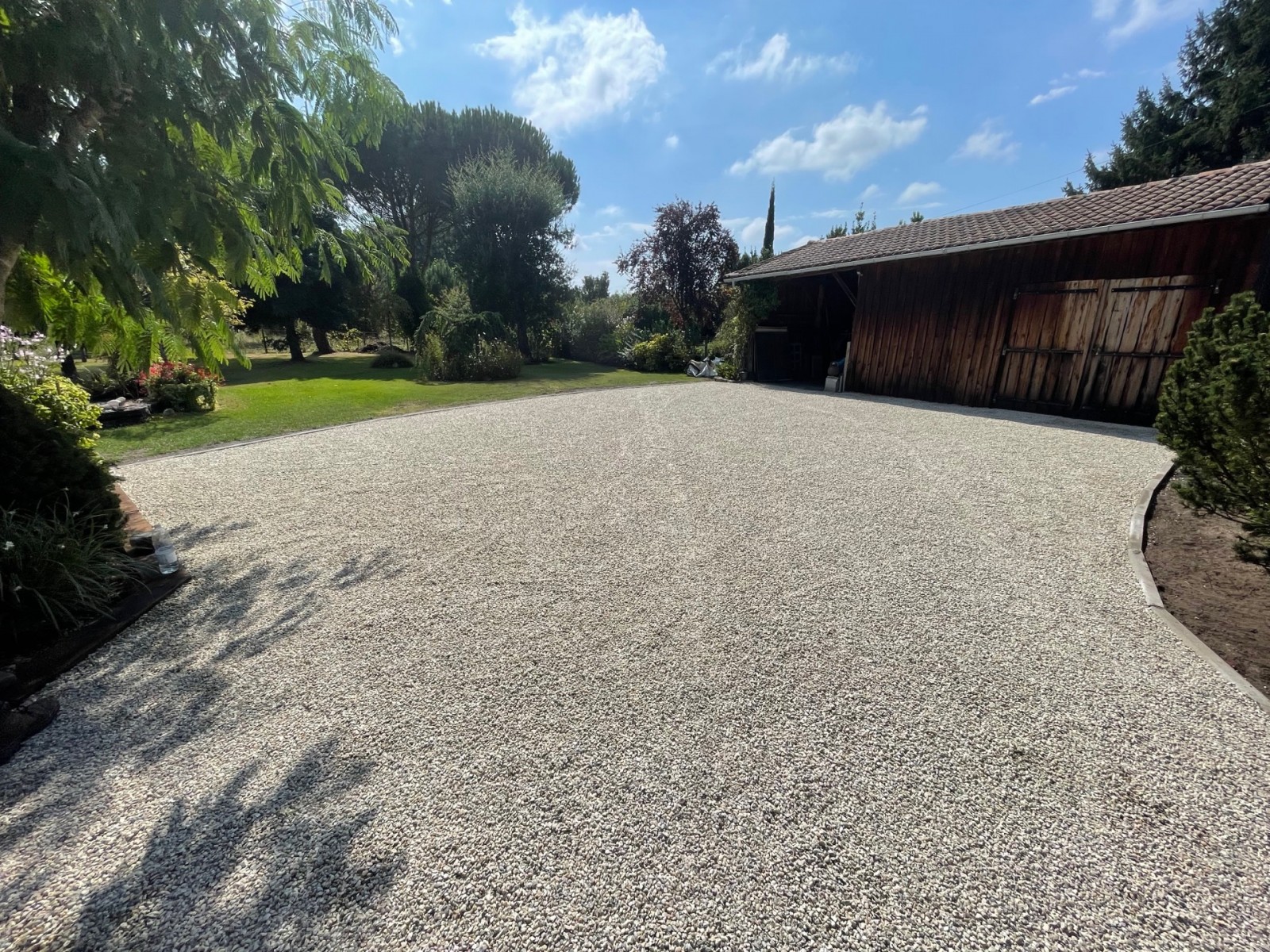 Créations d'allée en Gravillonnage / Graviers sur la Commune deGujan-Mestras