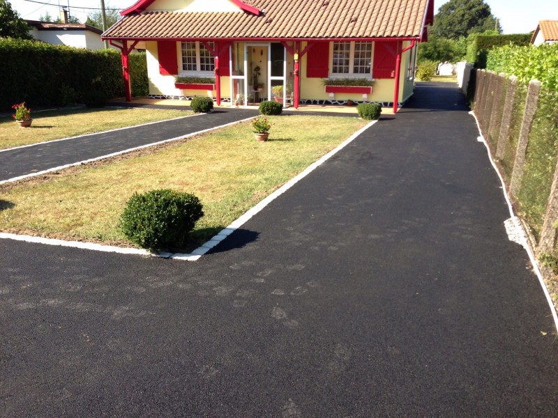 allée garage voiture en bitume Gujan-Mestras