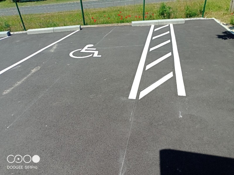 création d'allée en enrobé sur le bassin d'arcachon