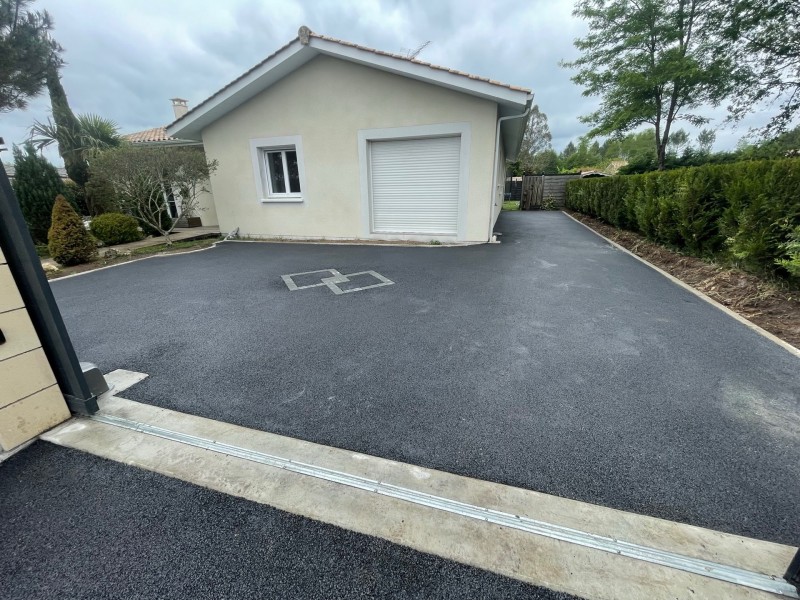 devis allée cour en goudron à chaud lizé