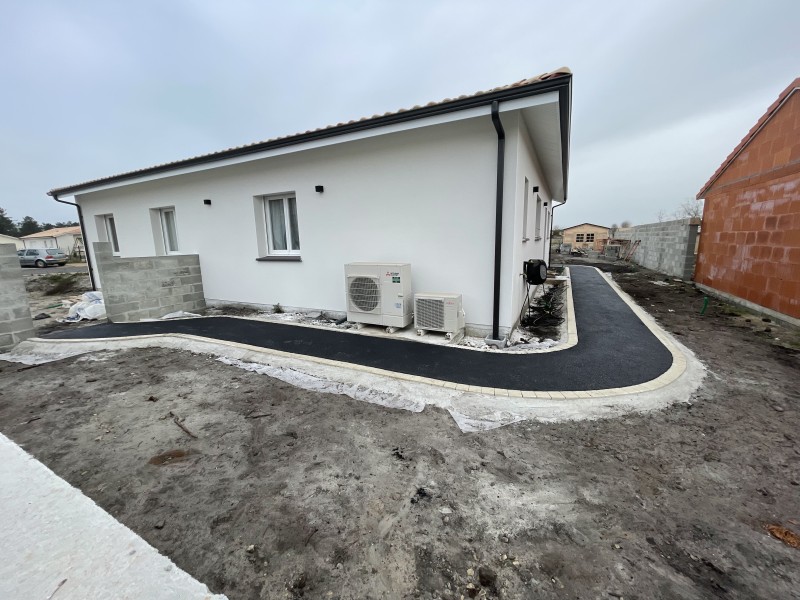 Aménagement de trottoir la Teste