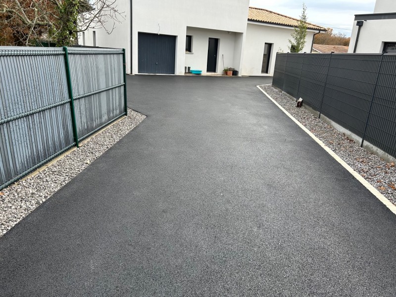 fair allée goudronnage à chaud sanguinet lize tp