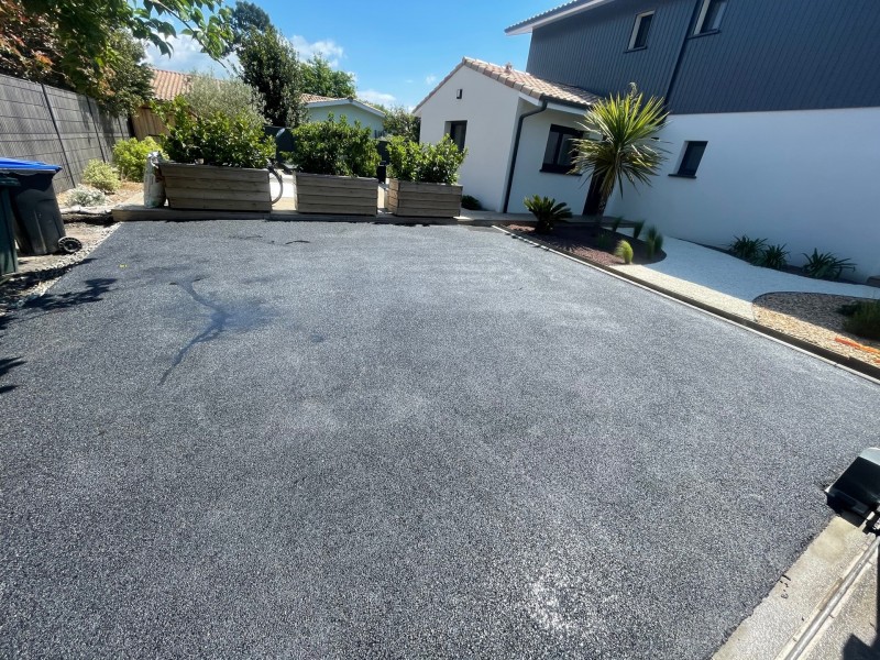 devis allée bitume à chaud Biganos