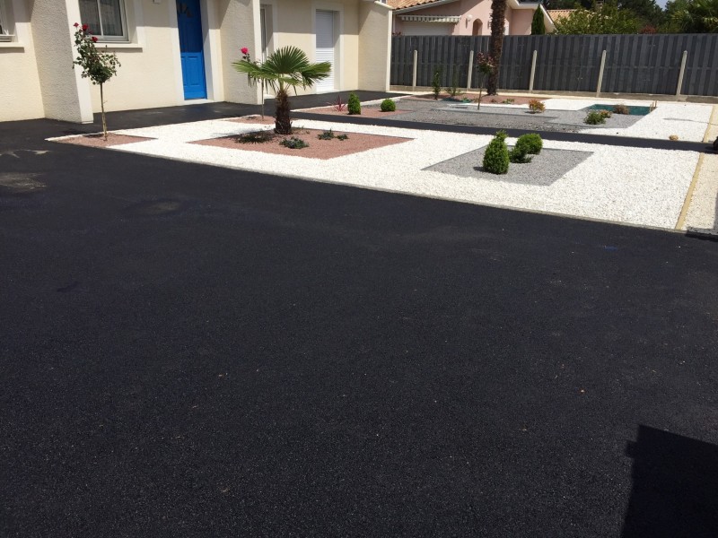 aménagement exterieur allée garage audenge lize tp