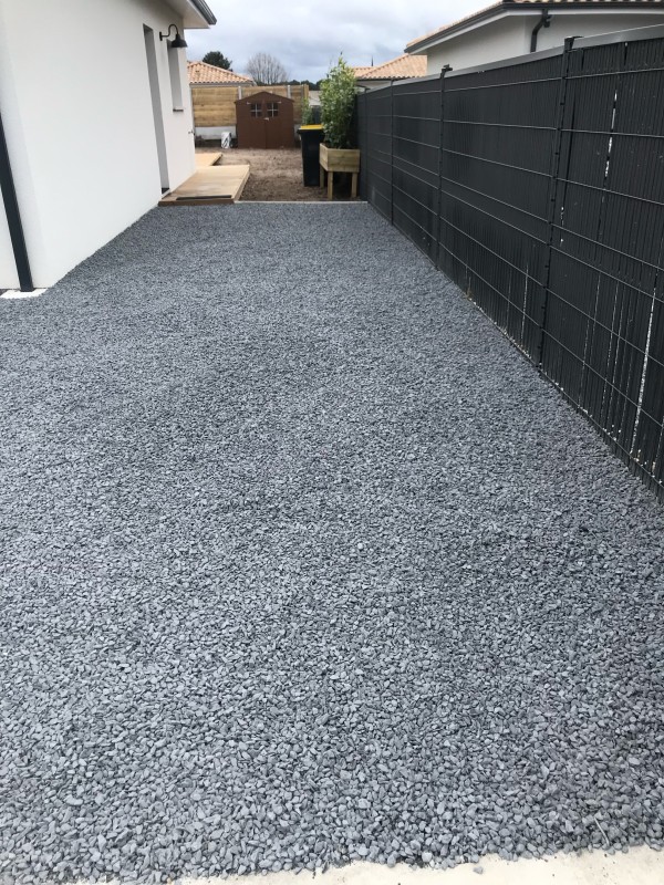 Allée en gravillon 6/10 gris