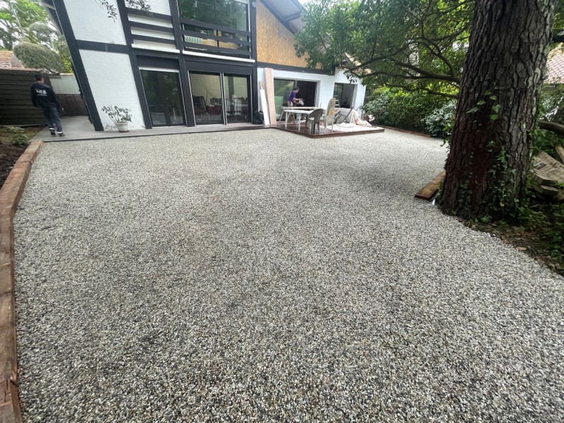 cour en gravillon arcachon