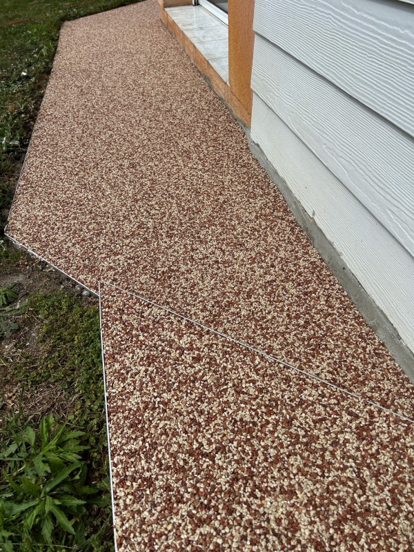 Rénovation d'une terrasse béton sur le Bassin d'Arcachon