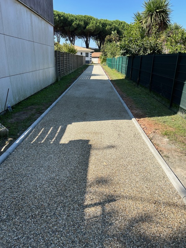 Bordures P1 standard béton Biganos