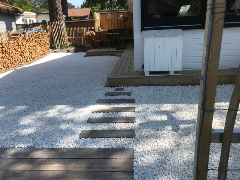 Créations d'allée en Gravillonnage / Graviers sur la Commune deGujan-Mestras