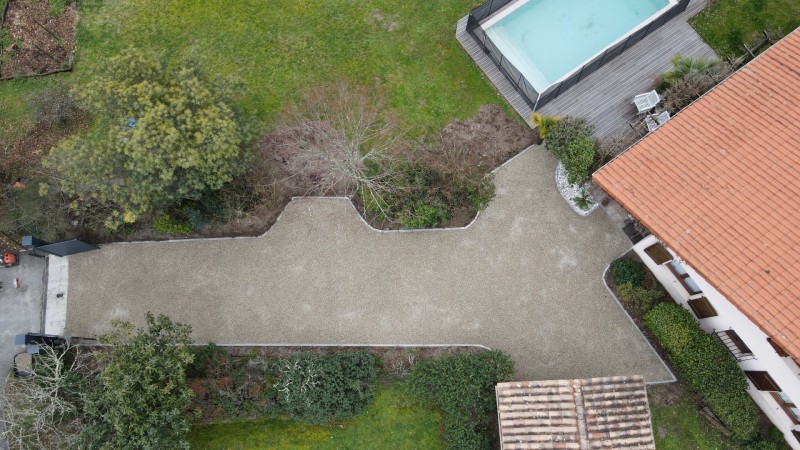 Faire son allée ou parking en gravillons sur le Bassin d’Arcachon par Lizé Yanick