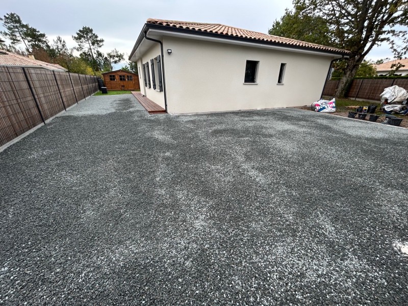 Créations d'allée en Gravillonnage / Graviers sur la Commune deGujan-Mestras