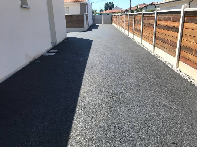 Allée particulier enrobé noir Gujan Mestras