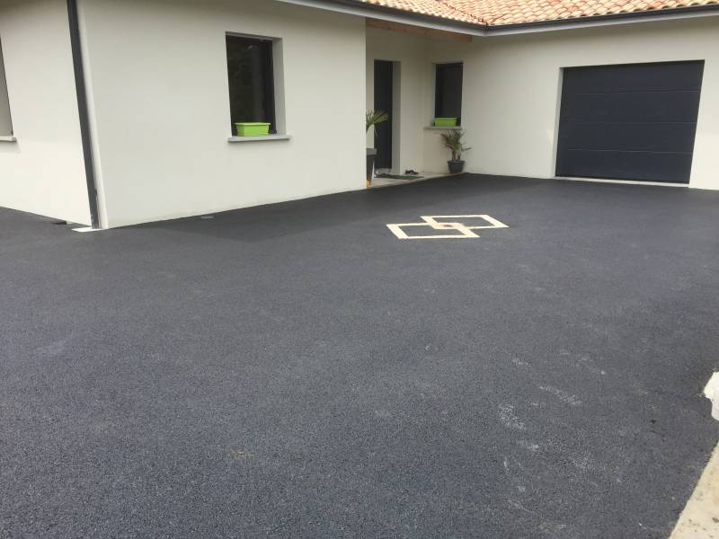 Création d'allée chez particulier sur le Bassin d'Arcachon