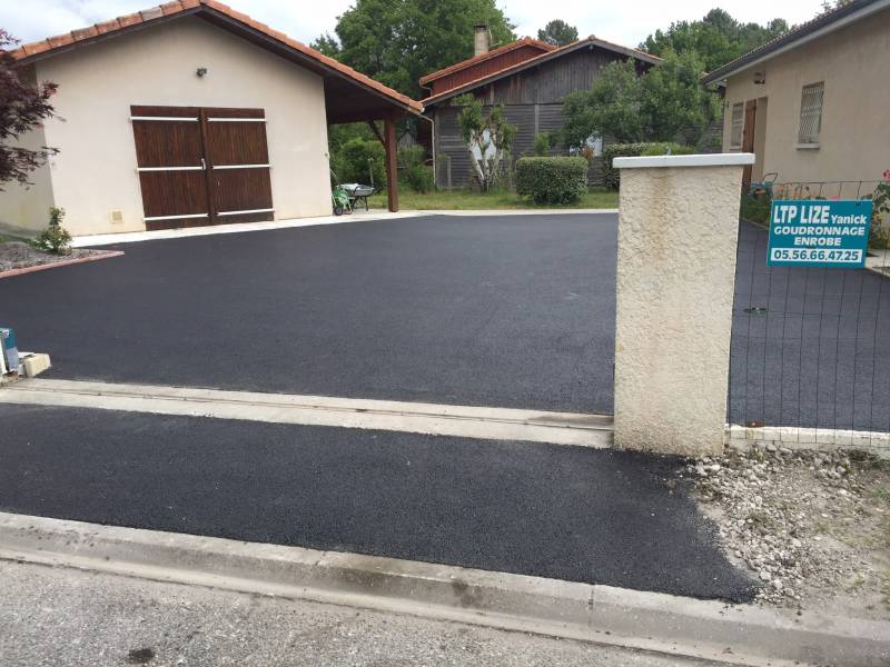 allée en goudron a biganos lize yanick tp