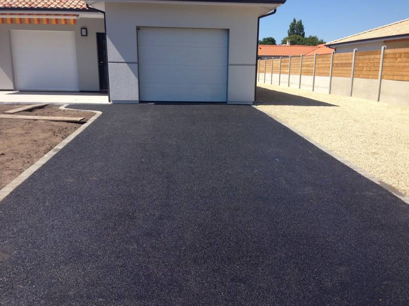 allée en enrobé noir Gujan Mestras lize tp