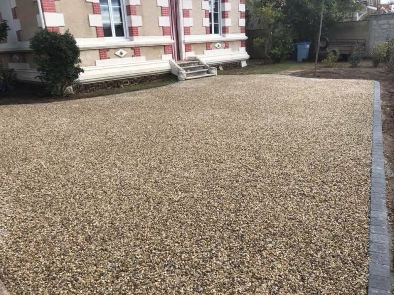 Allée en gravillonnage garonne gujan mestras lize ltp