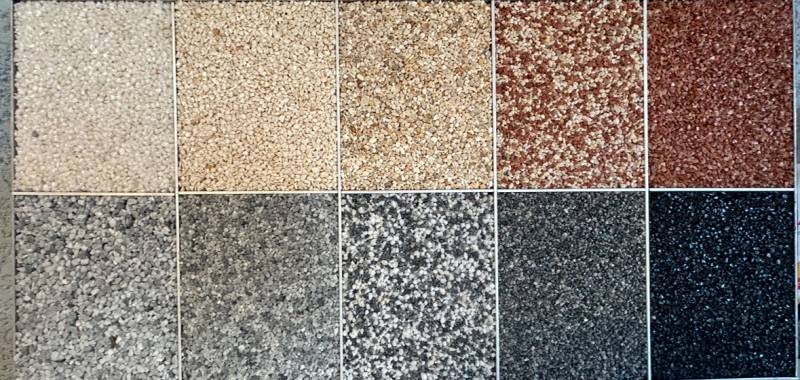 couleur résine drainante Mios