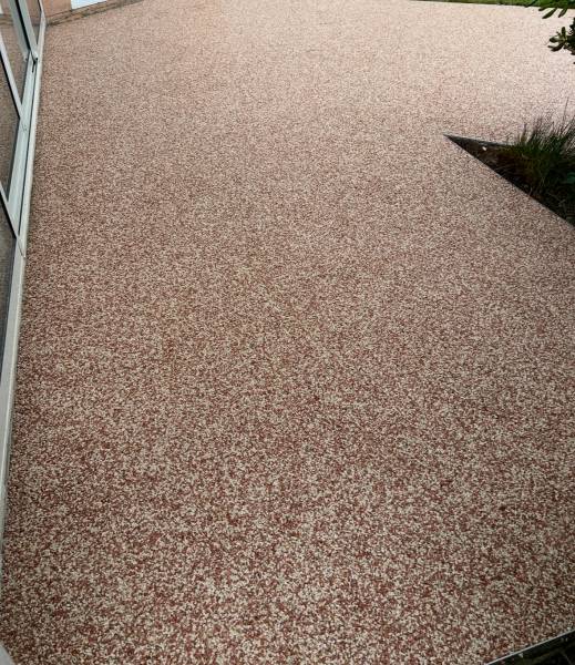 Belle terrasse résine Lanton