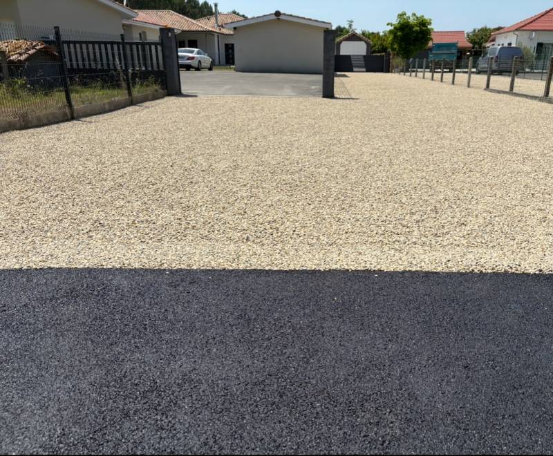 devis parking gravillon