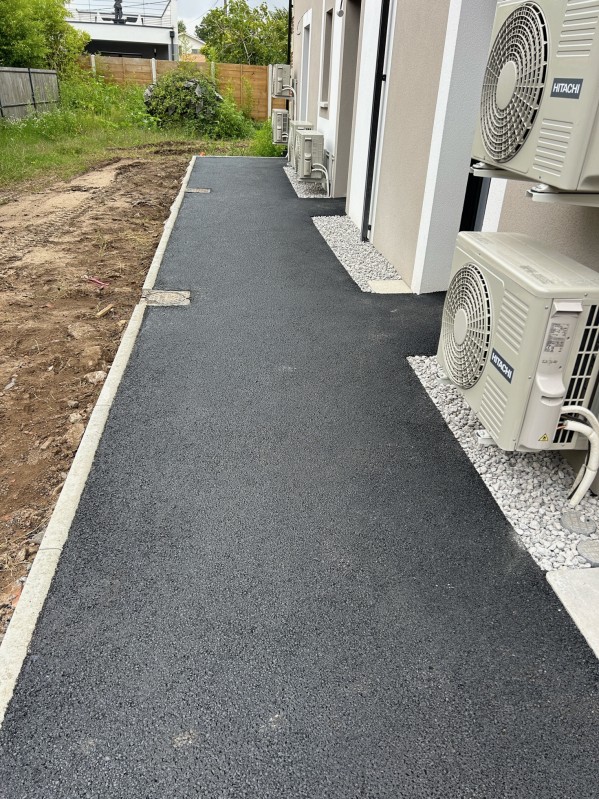 travaux public création d’allée asphalt particulier biganos