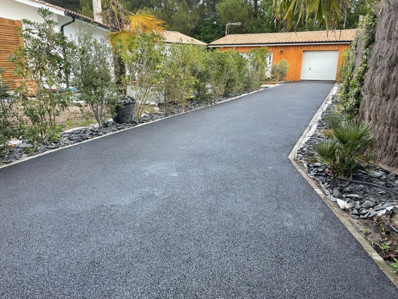 bordure ciment pour allée enrobé Lizé tp