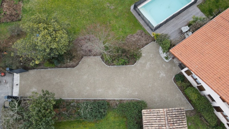 Devis pour allée, cour et parking en gravillons 