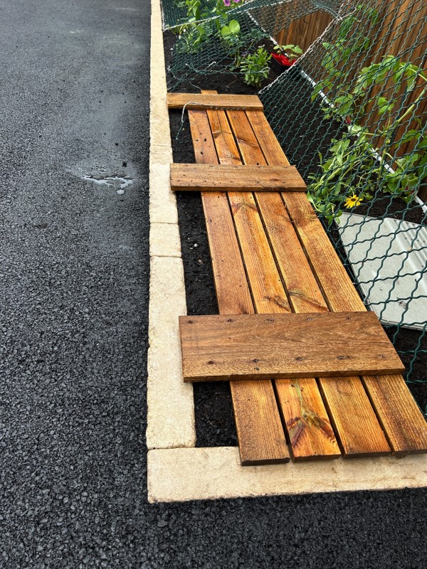 Création d’allée avec pose de bordures Aquiter à Gujan-Mestras