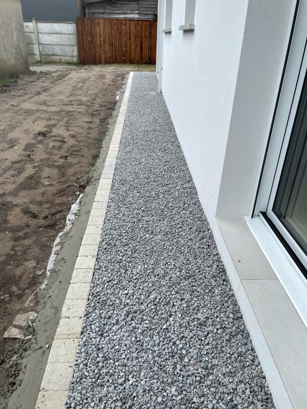 Aménagement de trottoir la Teste