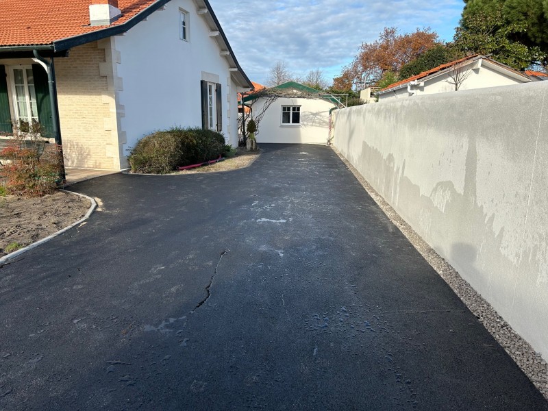 enrobé allée à chaud Biganos