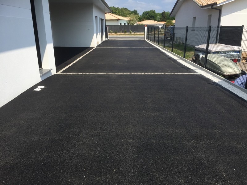 Parking particulier en enrobé bitume 