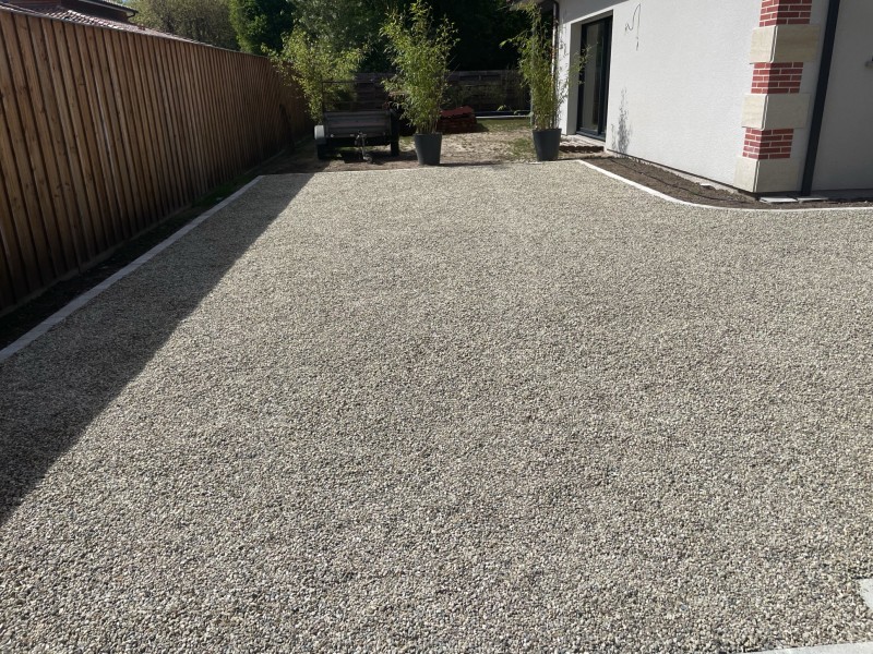 Faire son allée ou parking en gravillons sur le Bassin d’Arcachon par Lizé Yanick