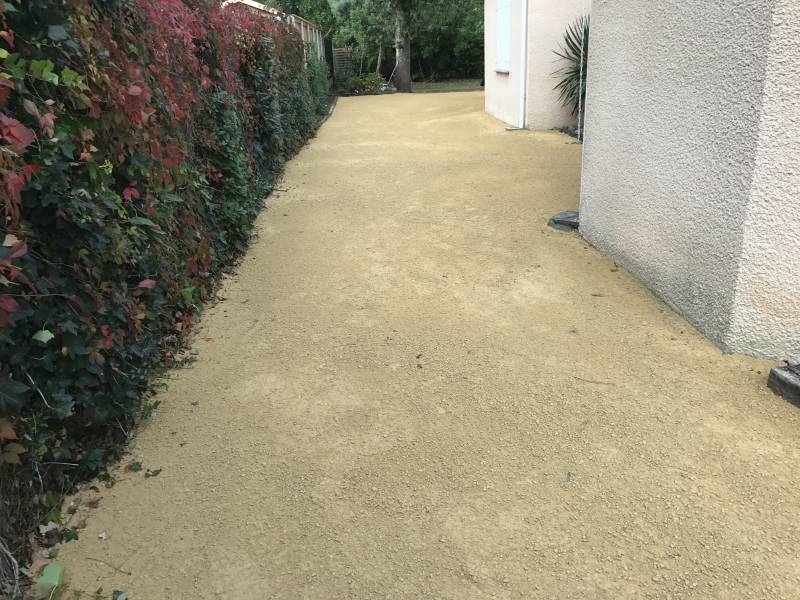 Allée calcaire finition poudre Mios ltp