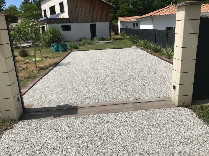Devis pour allée, cour et parking en gravillons 