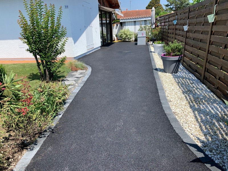 Pavés carré pour rénovation d’allées à Mios