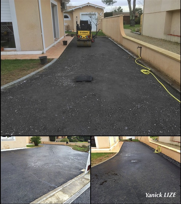 bordure allée enrobé la teste Lizé