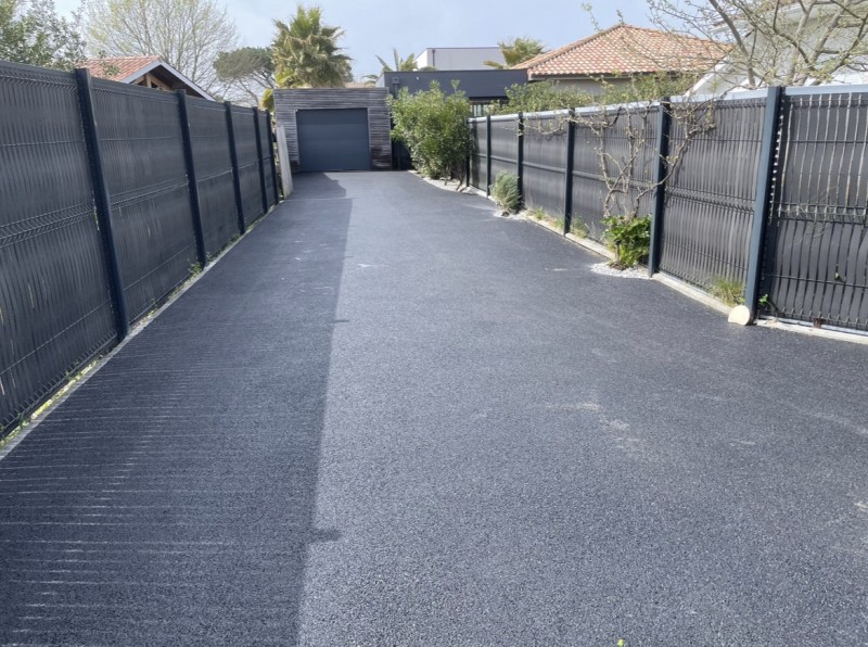 allée goudron à chaud mios lize tp