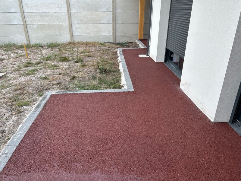 Pavés carré pour rénovation d’allées à Mios