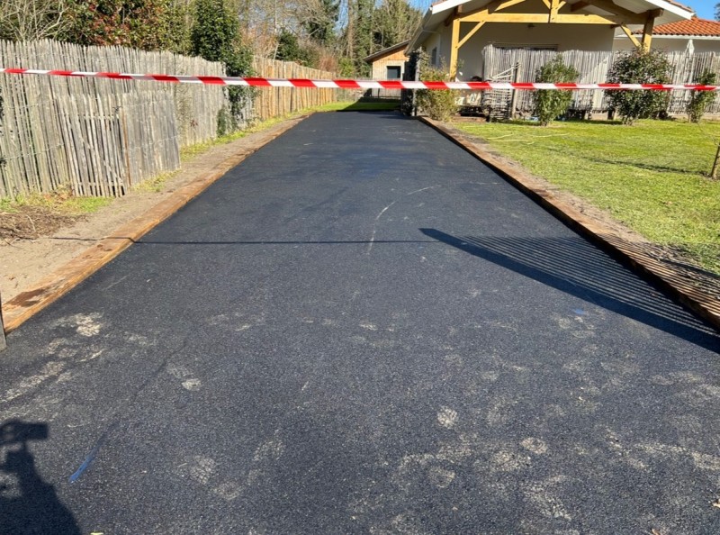 bordure allée chêne pour enrobé Lizé tp